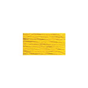 DMC 6-Strand Embroidery Cotton 8.7yd-Dark Lemon (Pack of 12)