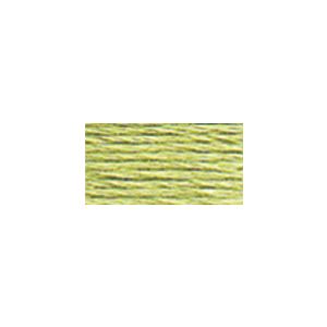 DMC 6-Strand Embroidery Cotton 8.7yd-Light Yellow Green (Pack of 12)