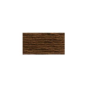 DMC Pearl Cotton Skein Size 5 27.3yd-Dark Coffee Brown (Pack of 12)