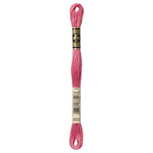 DMC 6-Strand Embroidery Cotton 8.7yd-Light Raspberry (Pack of 12)