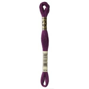 DMC 6-Strand Embroidery Cotton 8.7yd-Dark Grape (Pack of 12)
