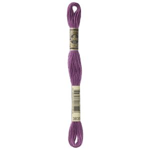 DMC 6-Strand Embroidery Cotton 8.7yd-Medium Grape (Pack of 12)