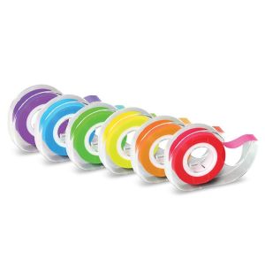 Lee Products Removable Highlighter Tape .5 X720 6/Pkg-Fluorescent Colors (Pack of 1)