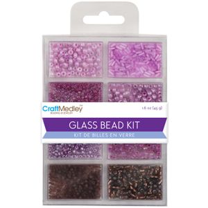 Glass Bead Kit 45g-Viola (Pack of 6)