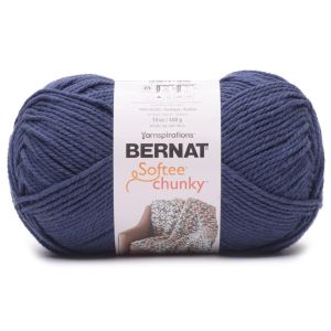 Bernat Softee Chunky Big Ball Yarn - Solids-Faded Denim (Pack of 1)