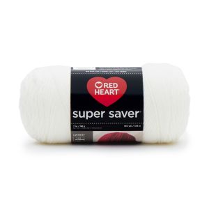 Red Heart Super Saver Yarn-Soft White (Pack of 3)