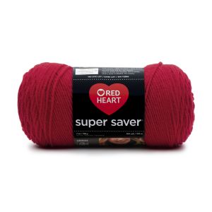 Red Heart Super Saver Yarn-Cherry Red (Pack of 3)