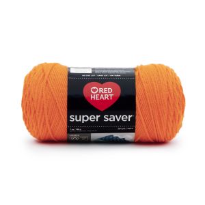 Red Heart Super Saver Yarn-Pumpkin (Pack of 3)