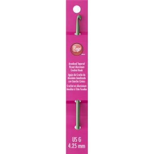 Boye Aluminum Crochet Hook 6-Size G6/4.25mm (Pack of 3)
