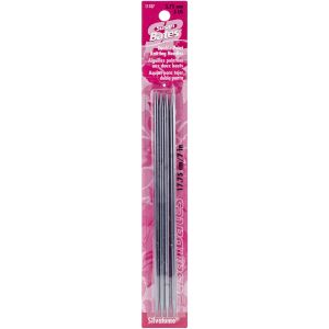 Silvalume Double Point Knitting Needles 7 4/Pkg-Size 5/3.75mm (Pack of 6)