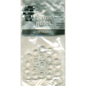Susan Bates Plastic Bone Rings-.5 30/Pkg (Pack of 6)