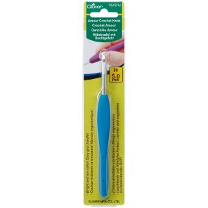 Clover Amour Crochet Hook-Size H8/5mm (Pack of 3)