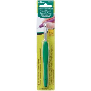 Clover Amour Crochet Hook-Size I9/5.5mm (Pack of 3)