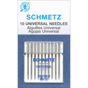 Schmetz Universal Machine Needles -Size 80/12 10/Pkg (Pack of 10)