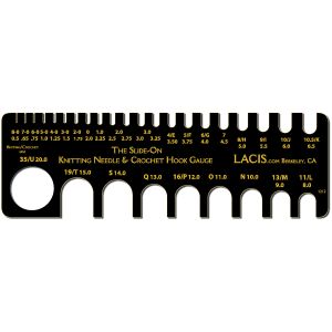 Lacis Knit & Crochet Gauge 8-0 To 35 Slide-On- (Pack of 2)