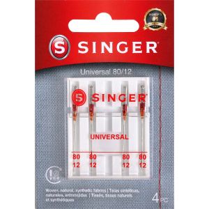 Singer Universal Regular Point Machine Needles-Size 11/80 4/Pkg (Pack of 6)