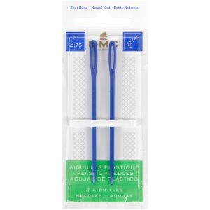 DMC Plastic Hand Needles-2.75 2/Pkg (Pack of 12)