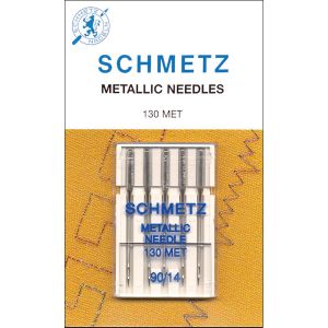 Schmetz Metallic Machine Needle-Size 14/90 5/Pkg (Pack of 10)