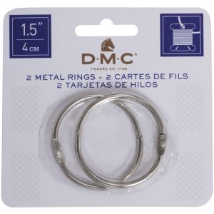 DMC Metal Rings 1.5-2/Pkg (Pack of 6)
