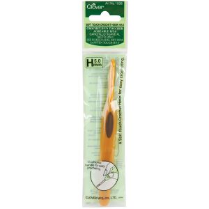 Clover Soft Touch Crochet Hook-Size H8/5mm (Pack of 3)