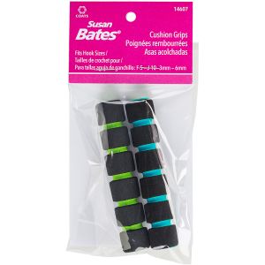 Susan Bates Crochet Hook Cushion Grips 3.75-2/Pkg (Pack of 6)