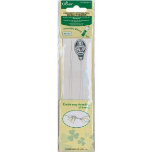 Clover Embroidery Stitching Tool Needle Threaders-2/Pkg (Pack of 6)
