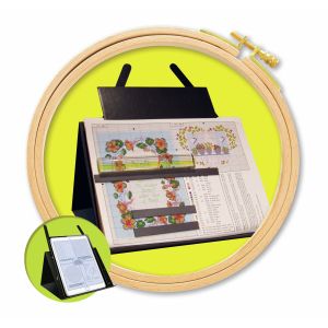 PROP-IT Magnetic Needlework Chart Holder W/Magnifier (Pack of 1)