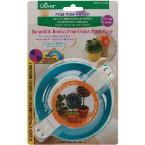 Clover Pom-Pom Maker Extra Large-4.5 1/Pkg (Pack of 3)