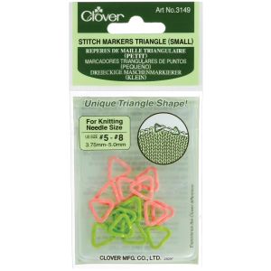 Triangle Stitch Markers-Sizes 5 To 8 16/Pkg (Pack of 3)