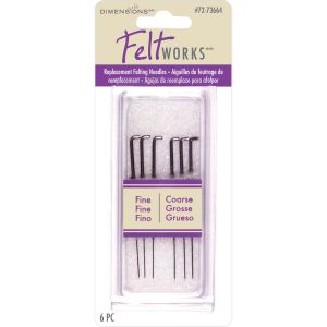 Feltworks Replacement Felting Needles 6/Pkg (Pack of 3)