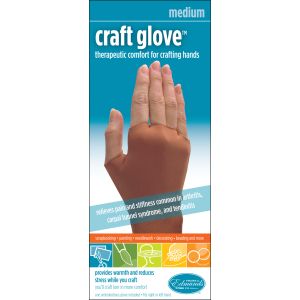 Frank A. Edmunds Craft Glove 1/Pkg-MEDIUM (Pack OF 3)