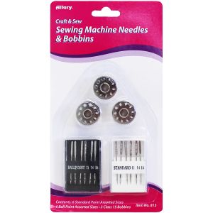 Allary Sewing Machine Needles-Assorted (Pack of 12)