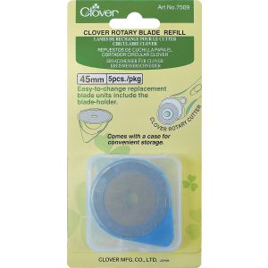 Clover Rotary Blade Refills 45mm 5/Pkg (Pack of 1)