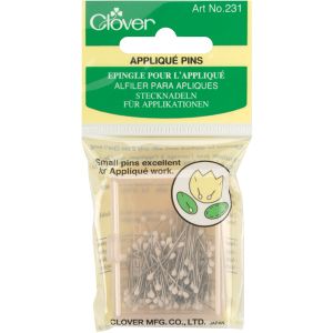 Clover Applique Pins-Size 12 150/Pkg (Pack of 3)