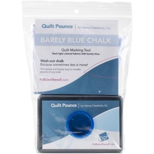 Hancy Quilt Pounce Pad W/Chalk Powder-4oz Barely Blue (Pack of 1)