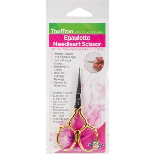 Tool Tron Epaulette Scissors 3.5-Gold-Plated (Pack of 1)