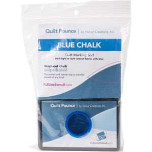 Hancy Quilt Pounce Pad W/Chalk Powder-4oz Blue (Pack of 1)
