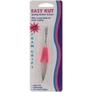 Tool Tron Easy Kut Spring Action Scissors-Pink (Pack of 1)