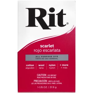Rit Dye Powder-Scarlet (Pack of 6)