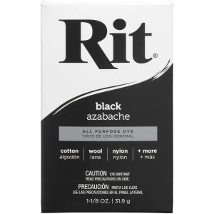 Rit Dye Powder-Black (Pack of 6)