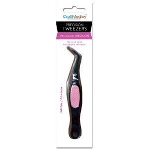 Precision Tweezer W/Soft Grip Handle-4.5 (Pack of 3)