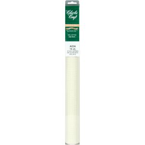 Charles Craft Gold Standard Aida 14 Count 15X18 Box-Antique White (Pack of 3)