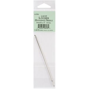 Lacis Locker/Knooking Steel Needle 5X2mm-Size 0 (Pack of 3)