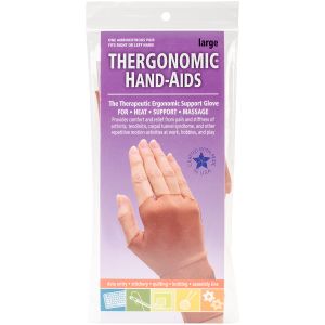 Frank A. Edmunds Thergonomic Hand-Aids Support Gloves 1 Pair-Large (Pack OF 3)