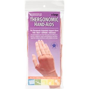 Frank A. Edmunds Thergonomic Hand-Aids Support Gloves 1 Pair-Extra Large (3 Pkg)