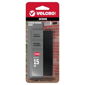 VELCRO(R) Brand Industrial Strength Extreme Fasteners 4X2-Black (Pack of 6)