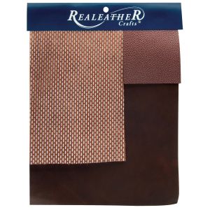 Realeather Crafts Leather Trim Pack 3/Pkg-Assorted (Pack of 3)