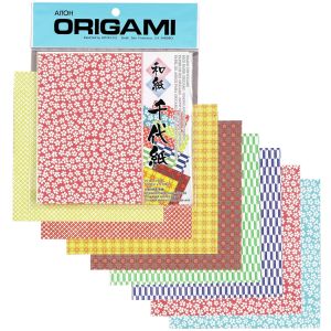 Origami Paper 5.875X5.875 20/Pkg-Kimono & Folk Art (Pack of 6)