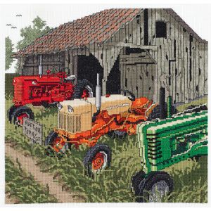 Janlynn Counted Cross Stitch Kit 11.25X10.5-Auction Day (14 Count) (Pack of 1)