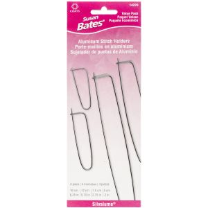 Susan Bates Aluminum Stitch Holders- (Pack of 3)